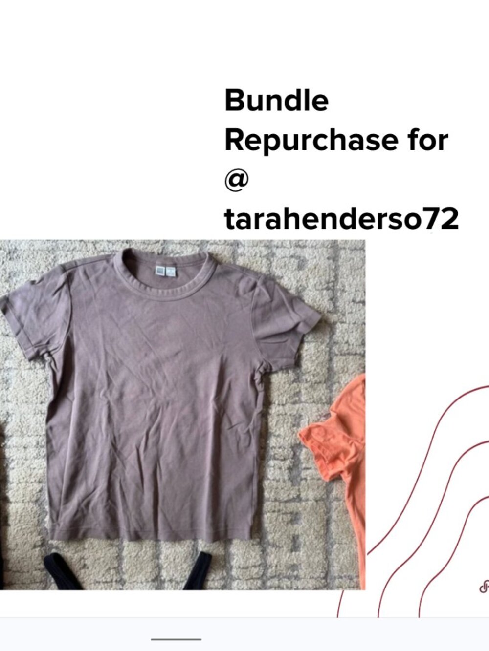 Bundle Repurchase for @	tarahenderso72